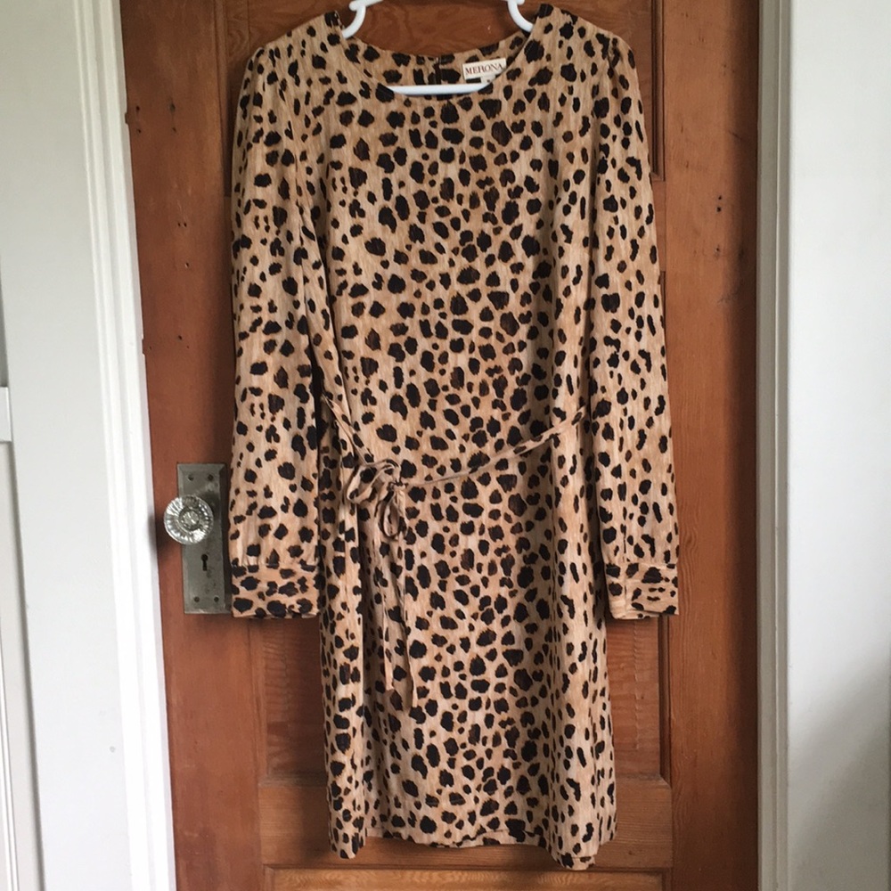 Merona cheetah dress